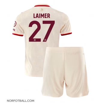 Billige Fotballdrakt Bayern Munich Konrad Laimer #27 Replika Tredjedraktsett Barn 2024-25 Kortermet (med bukser)